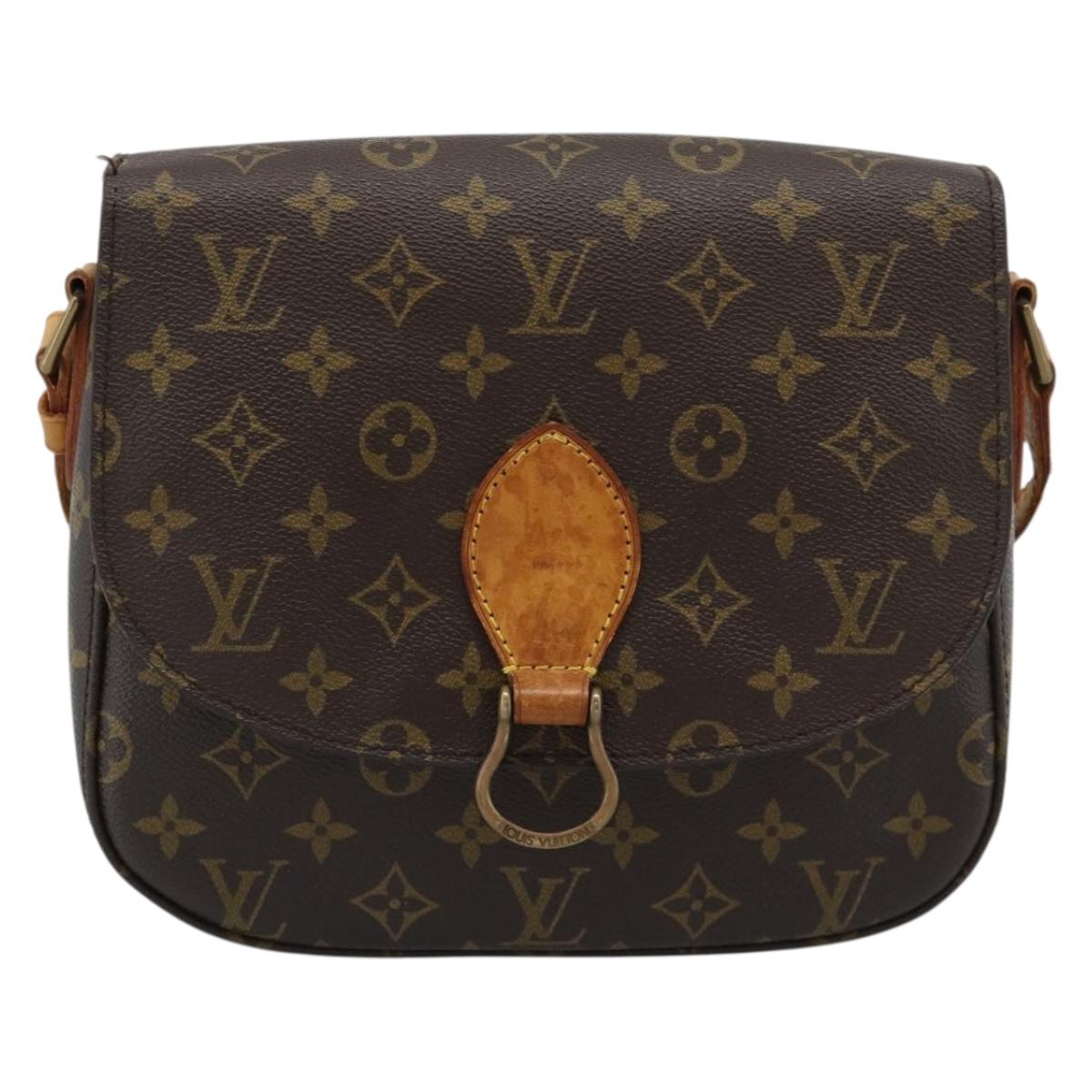 LOUIS VUITTON Monogram Saint Cloud GM Shoulder Bag M51242 LV Auth ep15015