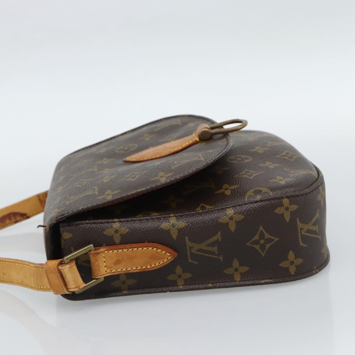 LOUIS VUITTON Monogram Saint Cloud GM Shoulder Bag M51242 LV Auth ep15015