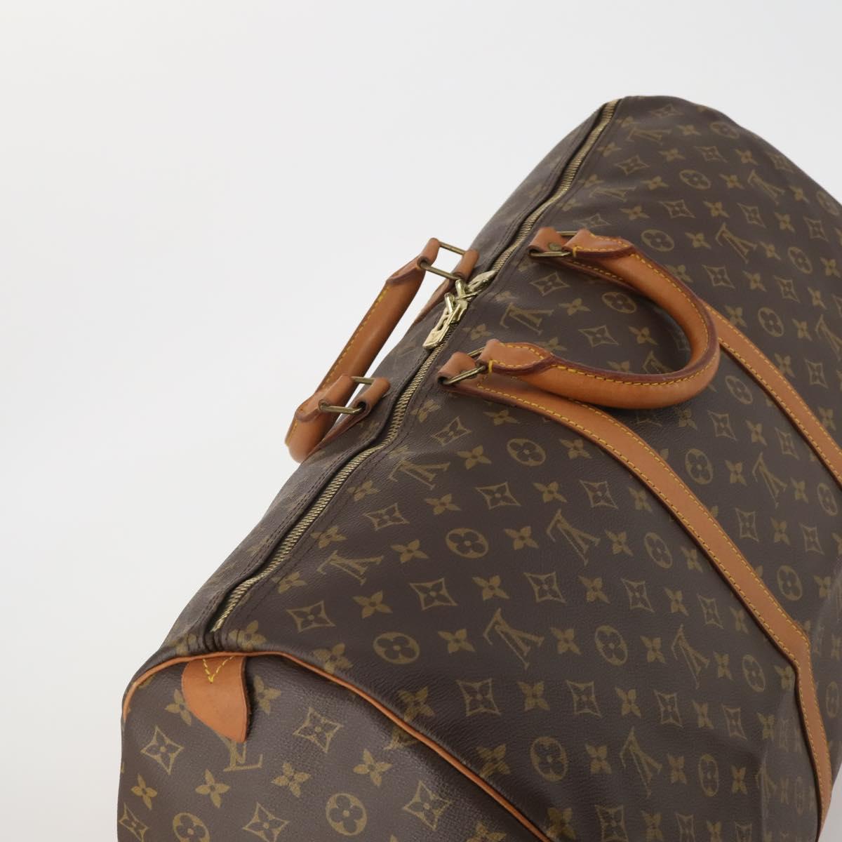 LOUIS VUITTON Monogram Keepall 60 Boston Bag M41422 LV Auth ep15018A