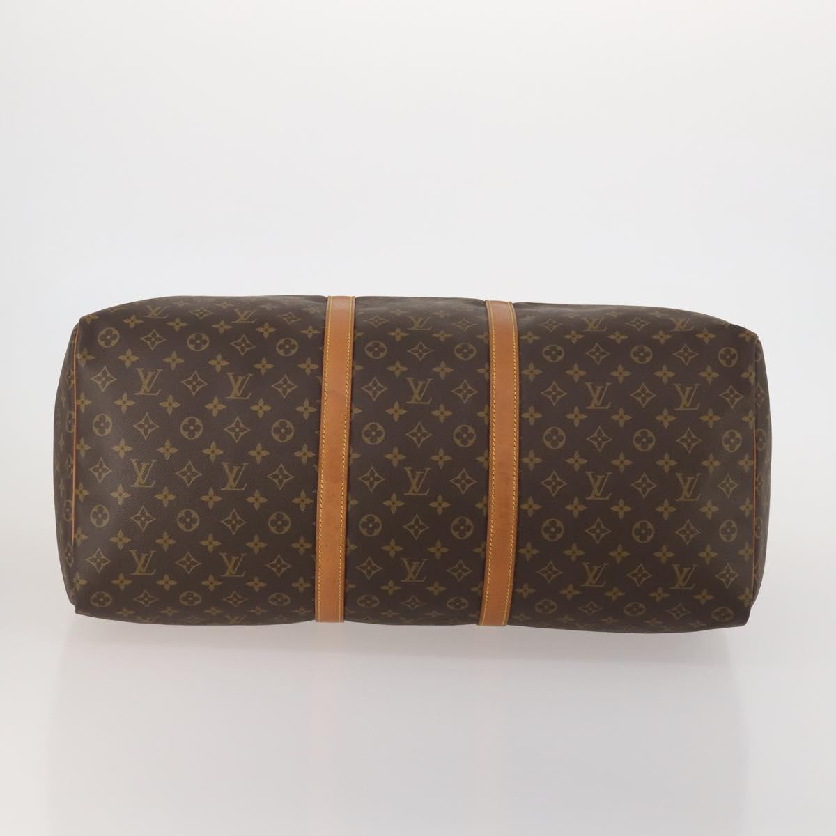 LOUIS VUITTON Monogram Keepall 60 Boston Bag M41422 LV Auth ep15018A