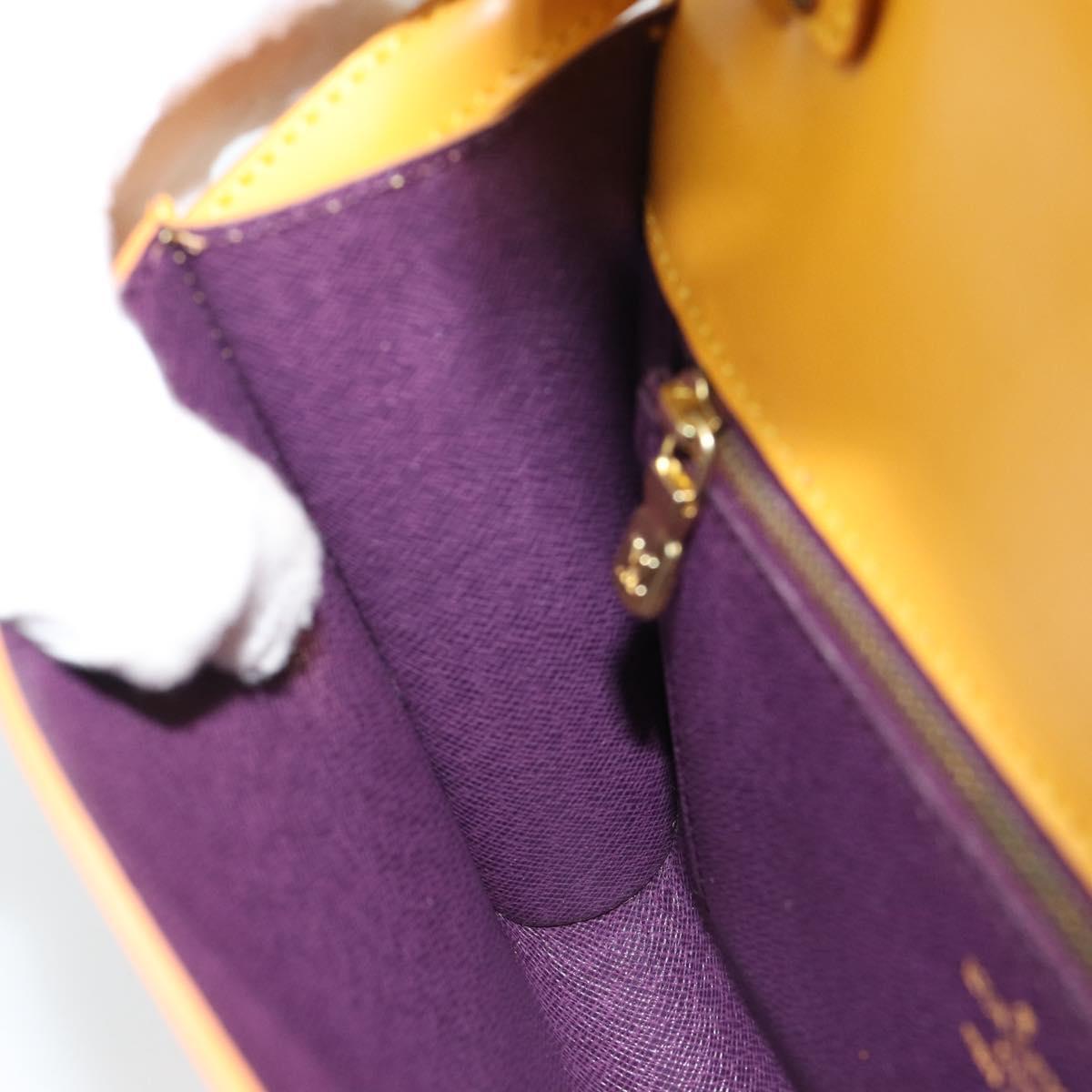 LOUIS VUITTON Epi Arsch Shoulder Bag Yellow M52579 LV Auth ep15019A