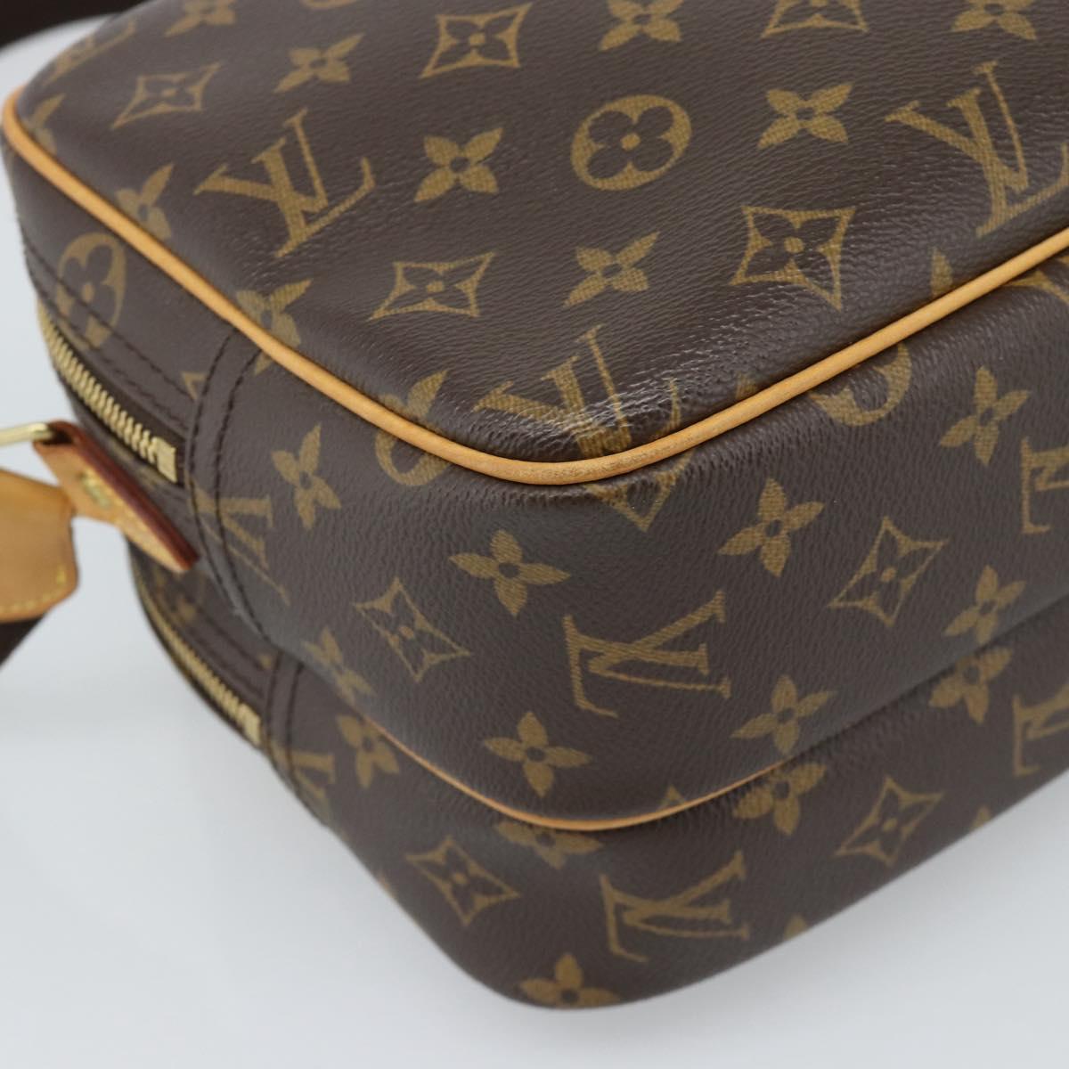 LOUIS VUITTON Monogram Reporter PM Shoulder Bag M45254 LV Auth ep15026A