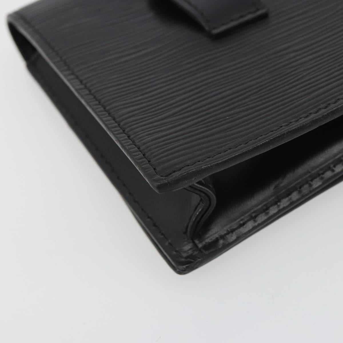 LOUIS VUITTON Epi Pochette Ceinture Waist Bag Black M52602 LV Auth ep15030