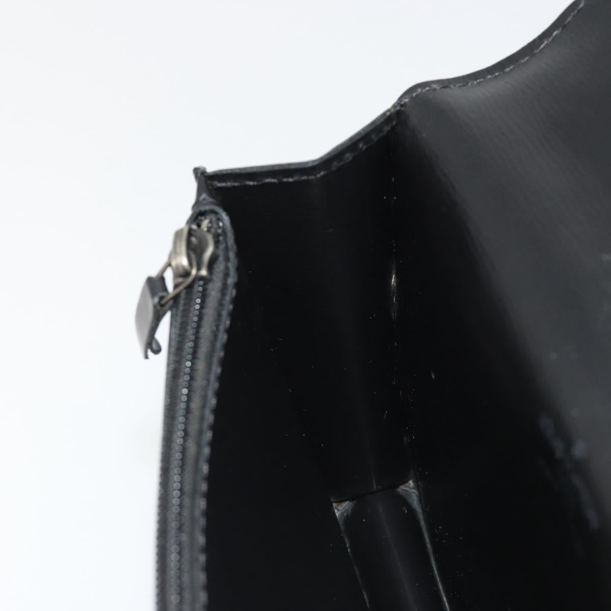 LOUIS VUITTON Epi Pochette Ceinture Waist Bag Black M52602 LV Auth ep15030