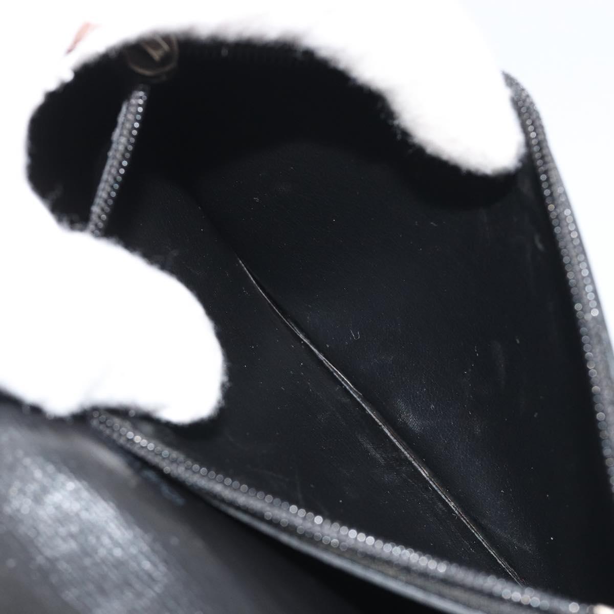 LOUIS VUITTON Epi Pochette Ceinture Waist Bag Black M52602 LV Auth ep15030