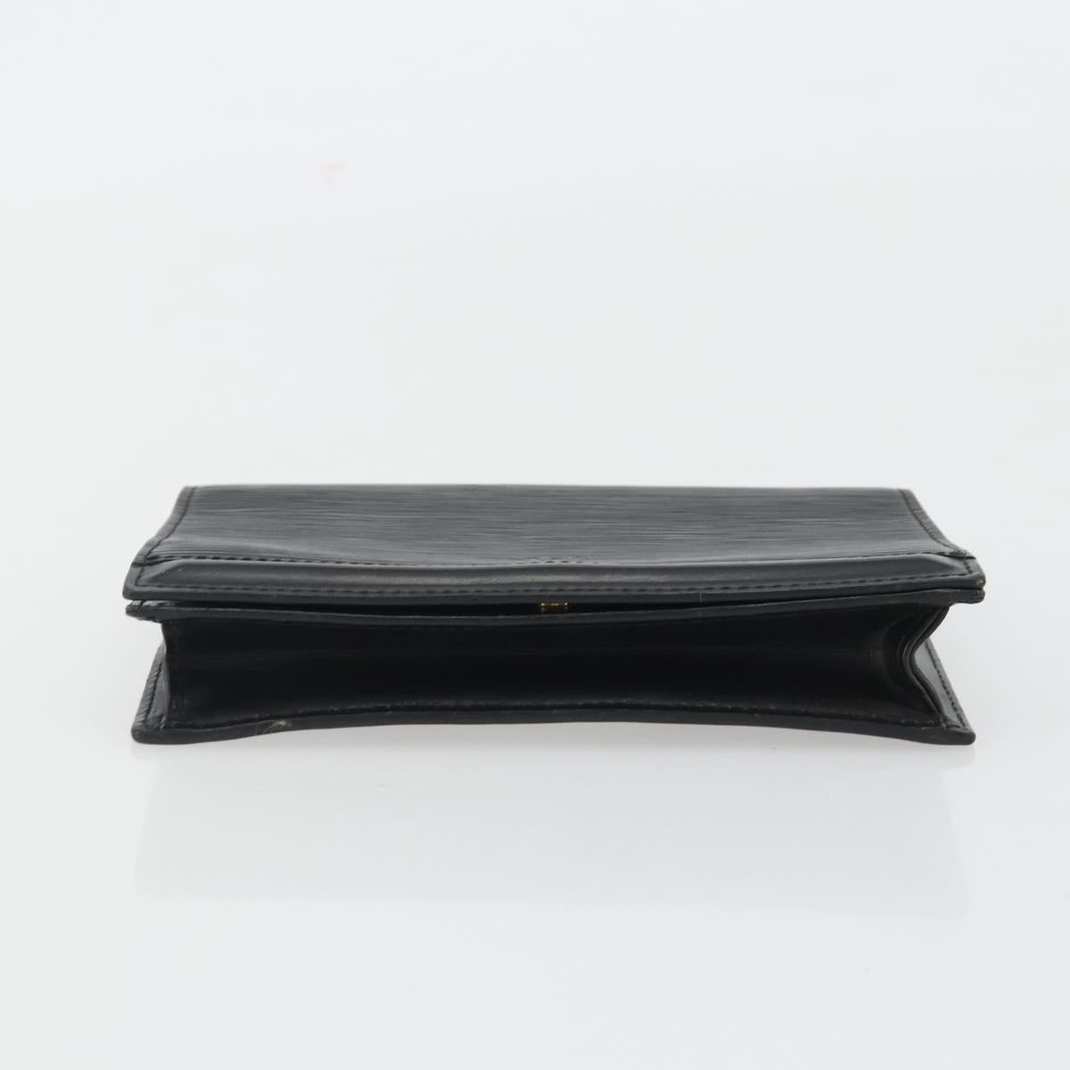 LOUIS VUITTON Epi Pochette Ceinture Waist Bag Black M52602 LV Auth ep15030