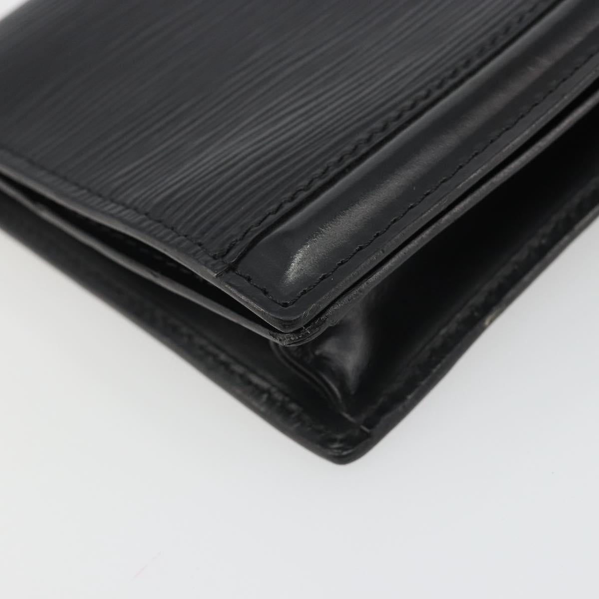 LOUIS VUITTON Epi Pochette Ceinture Waist Bag Black M52602 LV Auth ep15030