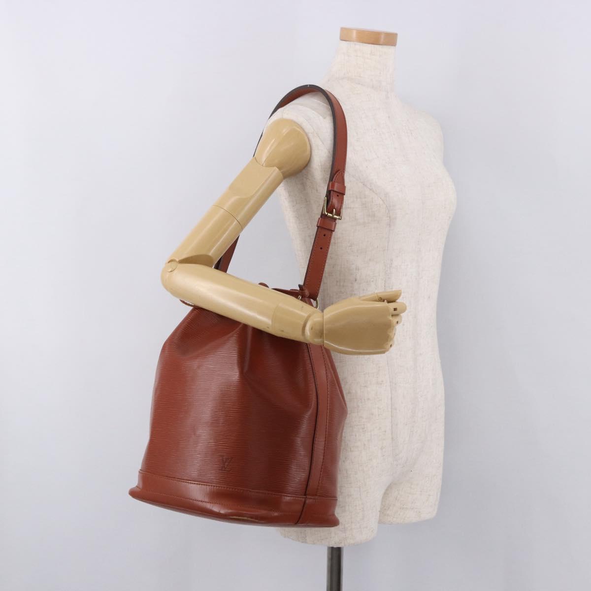 LOUIS VUITTON Epi Noe Shoulder Bag Brown M44028 LV Auth ep15053