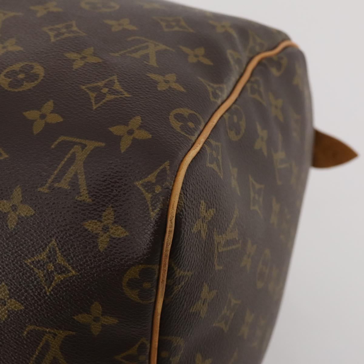 LOUIS VUITTON Monogram Keepall 55 Boston Bag M41424 LV Auth ep15055A