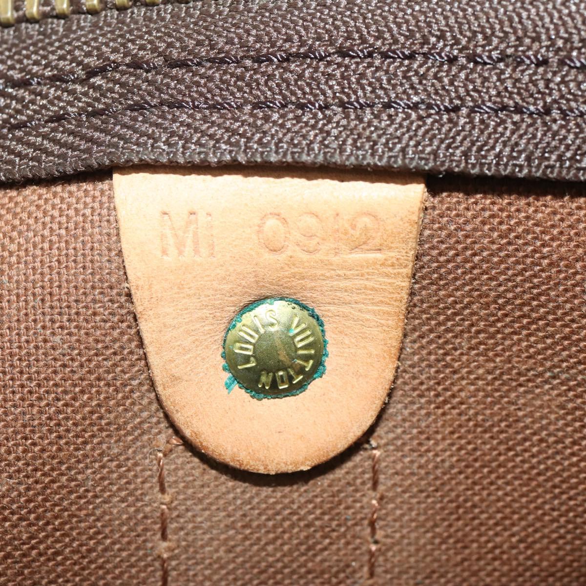 LOUIS VUITTON Monogram Keepall 55 Boston Bag M41424 LV Auth ep15055A