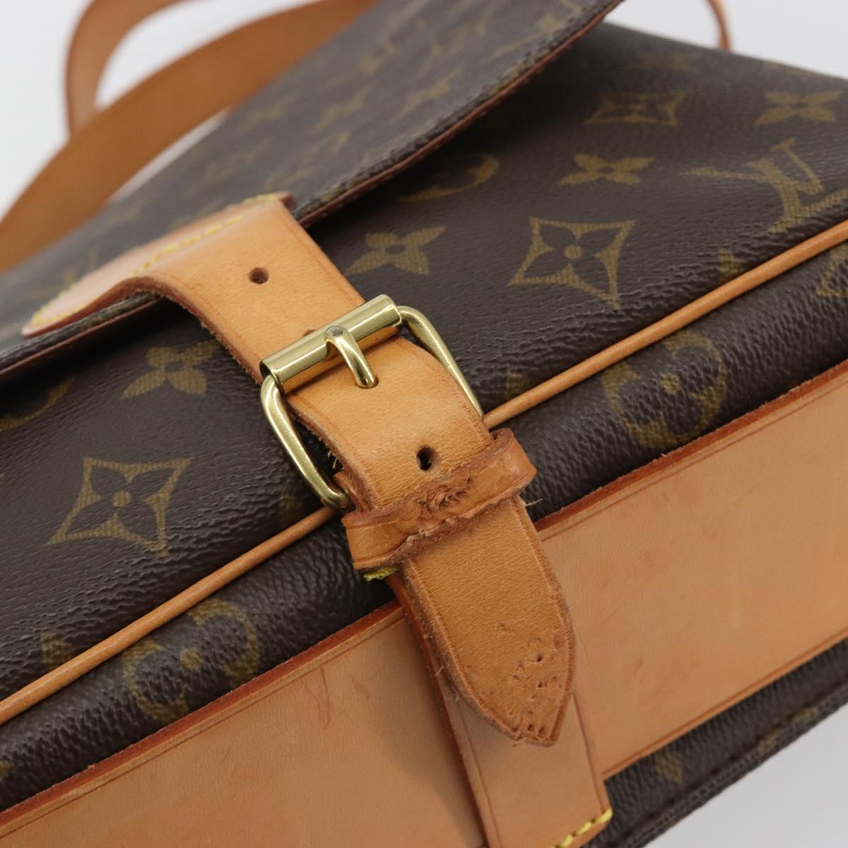 LOUIS VUITTON Monogram Cartouchiere GM Shoulder Bag M51252 LV Auth ep15056A