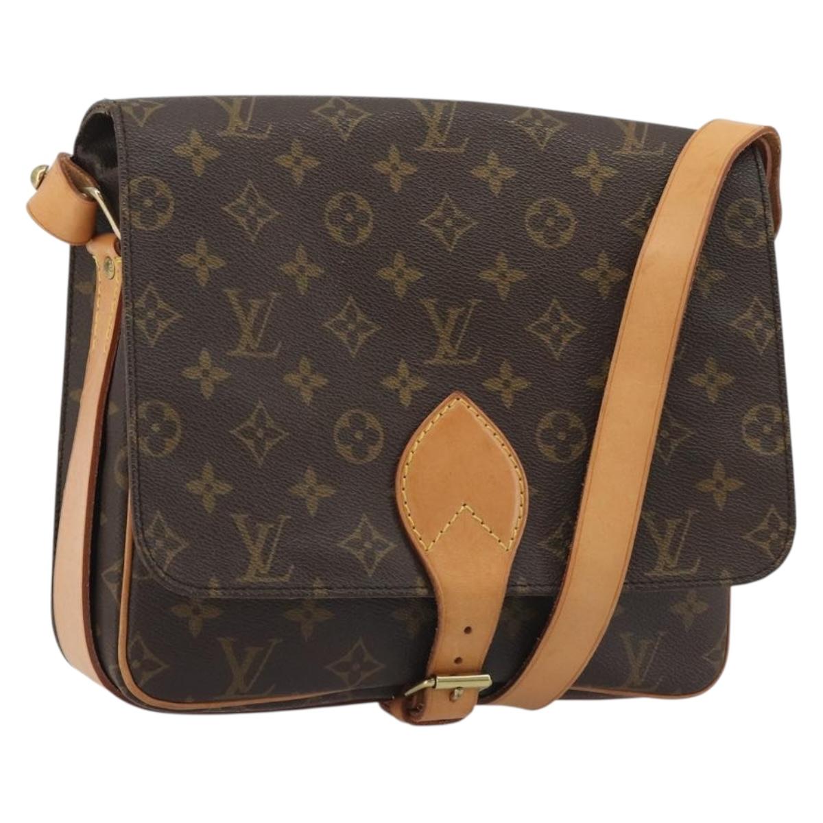 LOUIS VUITTON Monogram Cartouchiere GM Shoulder Bag M51252 LV Auth ep15056A