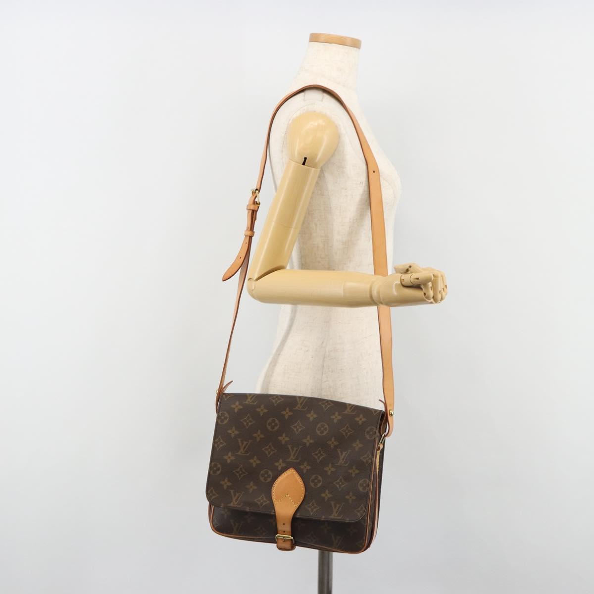 LOUIS VUITTON Monogram Cartouchiere GM Shoulder Bag M51252 LV Auth ep15056A