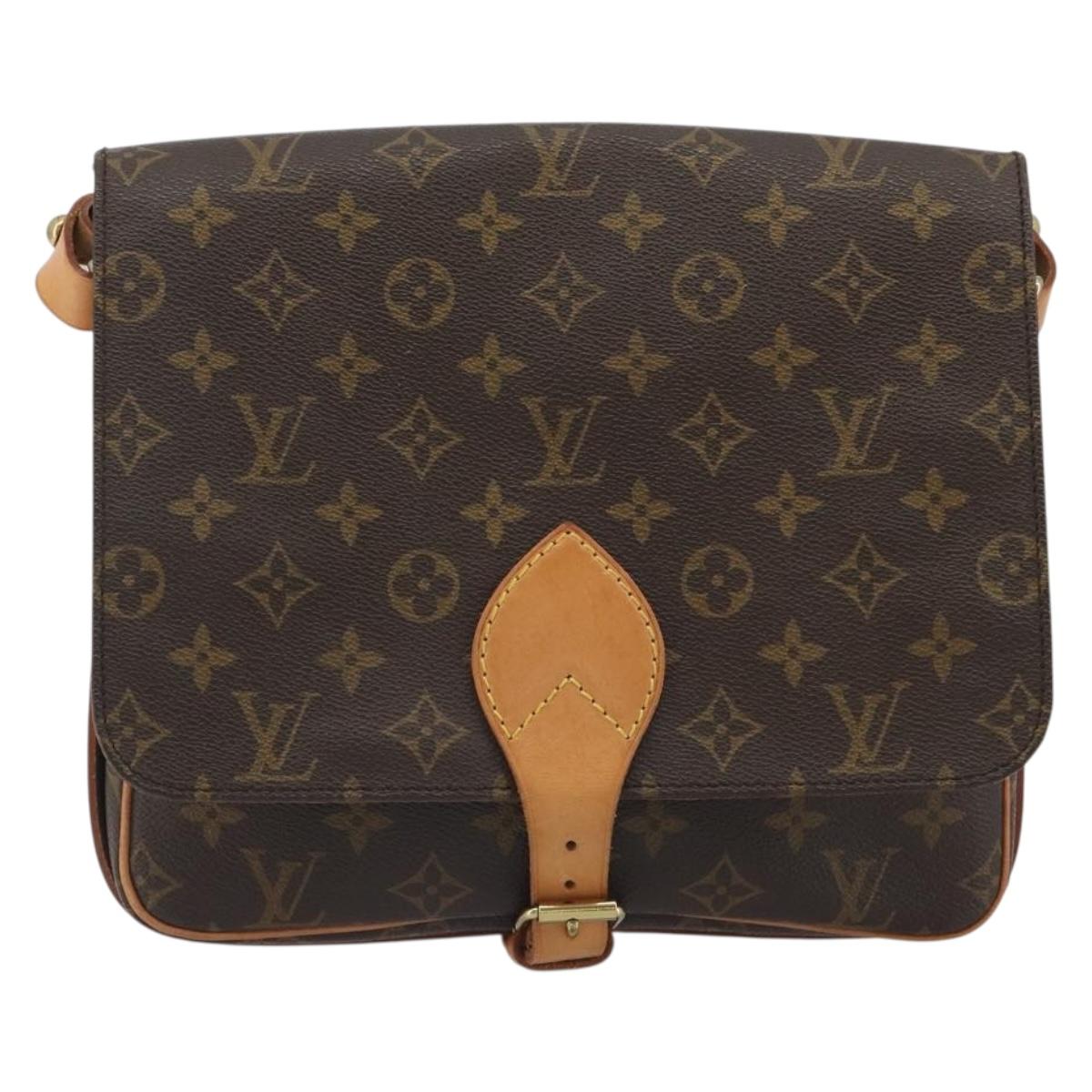 LOUIS VUITTON Monogram Cartouchiere GM Shoulder Bag M51252 LV Auth ep15056A