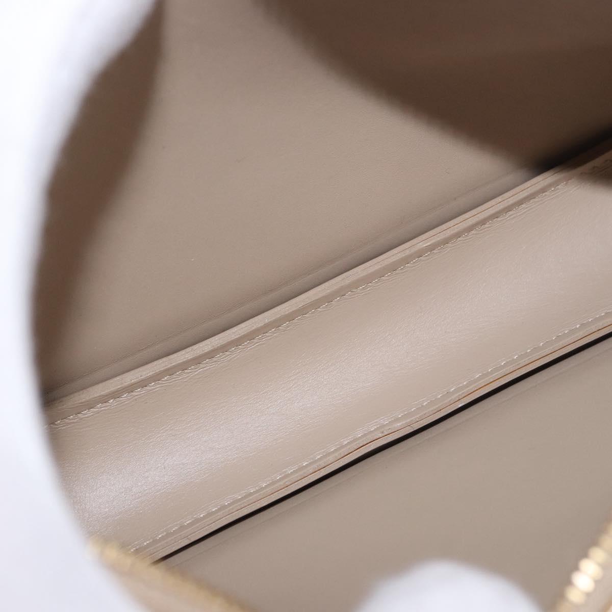 LOUIS VUITTON Monogram Vernis Lexington Pouch Beige M91010 LV Auth ep15062A