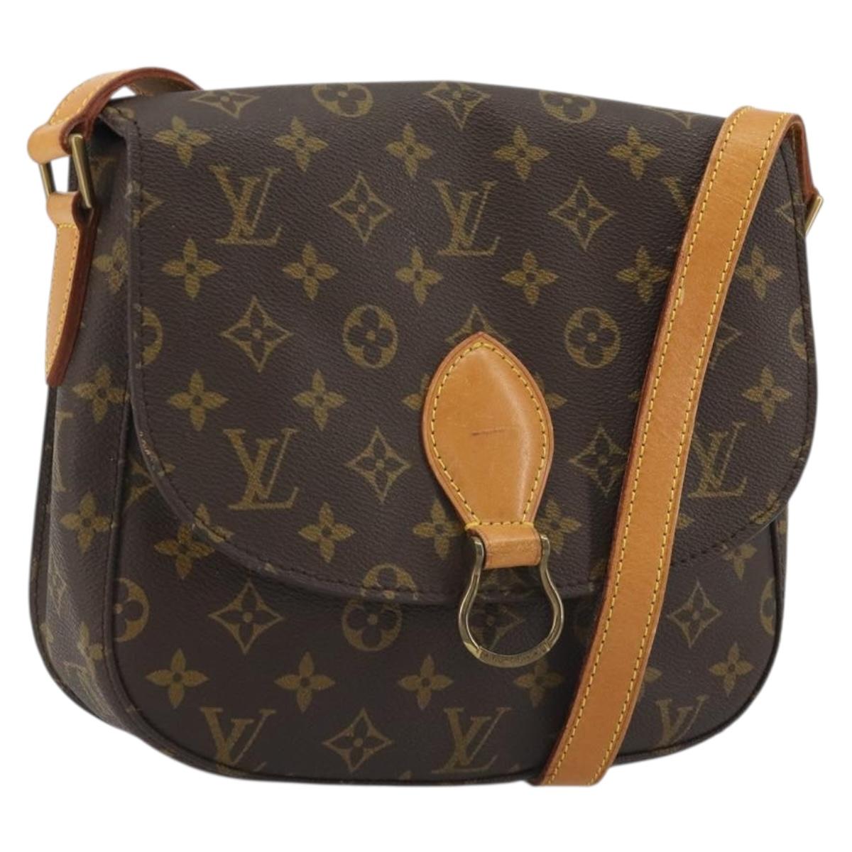 LOUIS VUITTON Monogram Saint Cloud GM Shoulder Bag M51242 LV Auth ep15064A