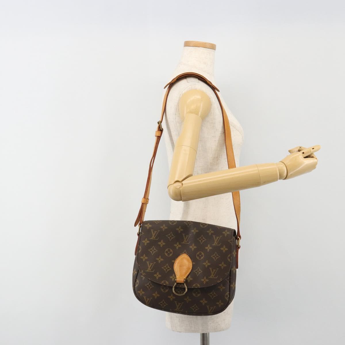 LOUIS VUITTON Monogram Saint Cloud GM Shoulder Bag M51242 LV Auth ep15064A