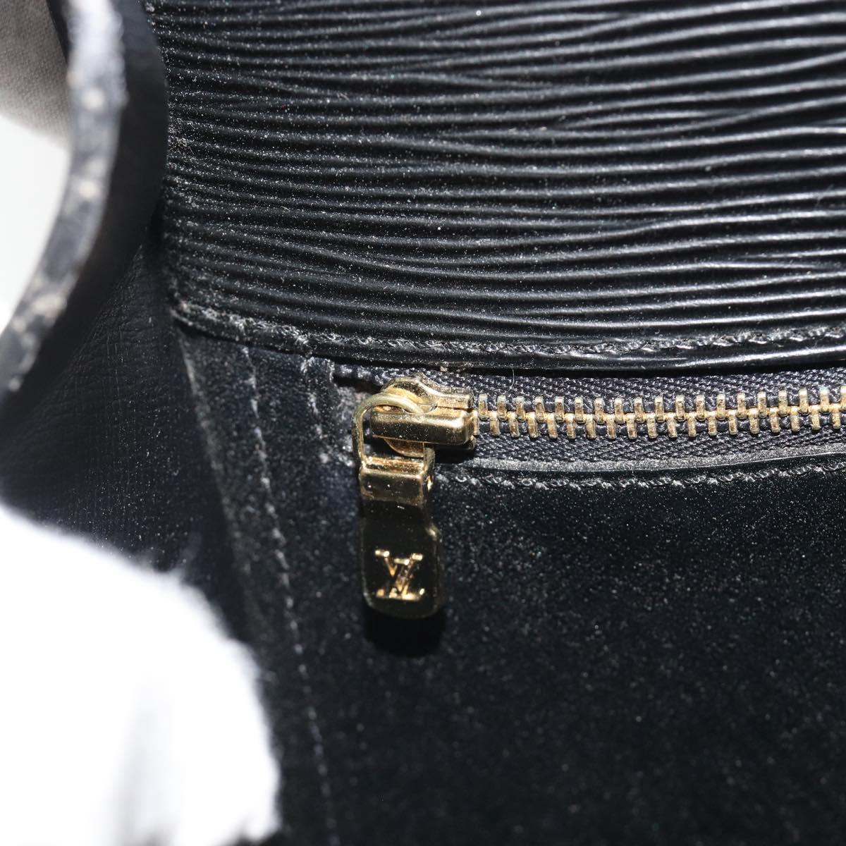 LOUIS VUITTON Epi Saint Cloud GM Shoulder Bag Black Noir M52192 LV Auth ep15065A