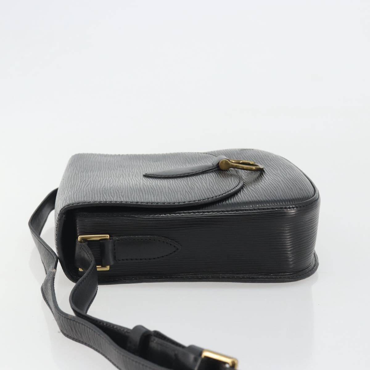 LOUIS VUITTON Epi Saint Cloud GM Shoulder Bag Black Noir M52192 LV Auth ep15065A