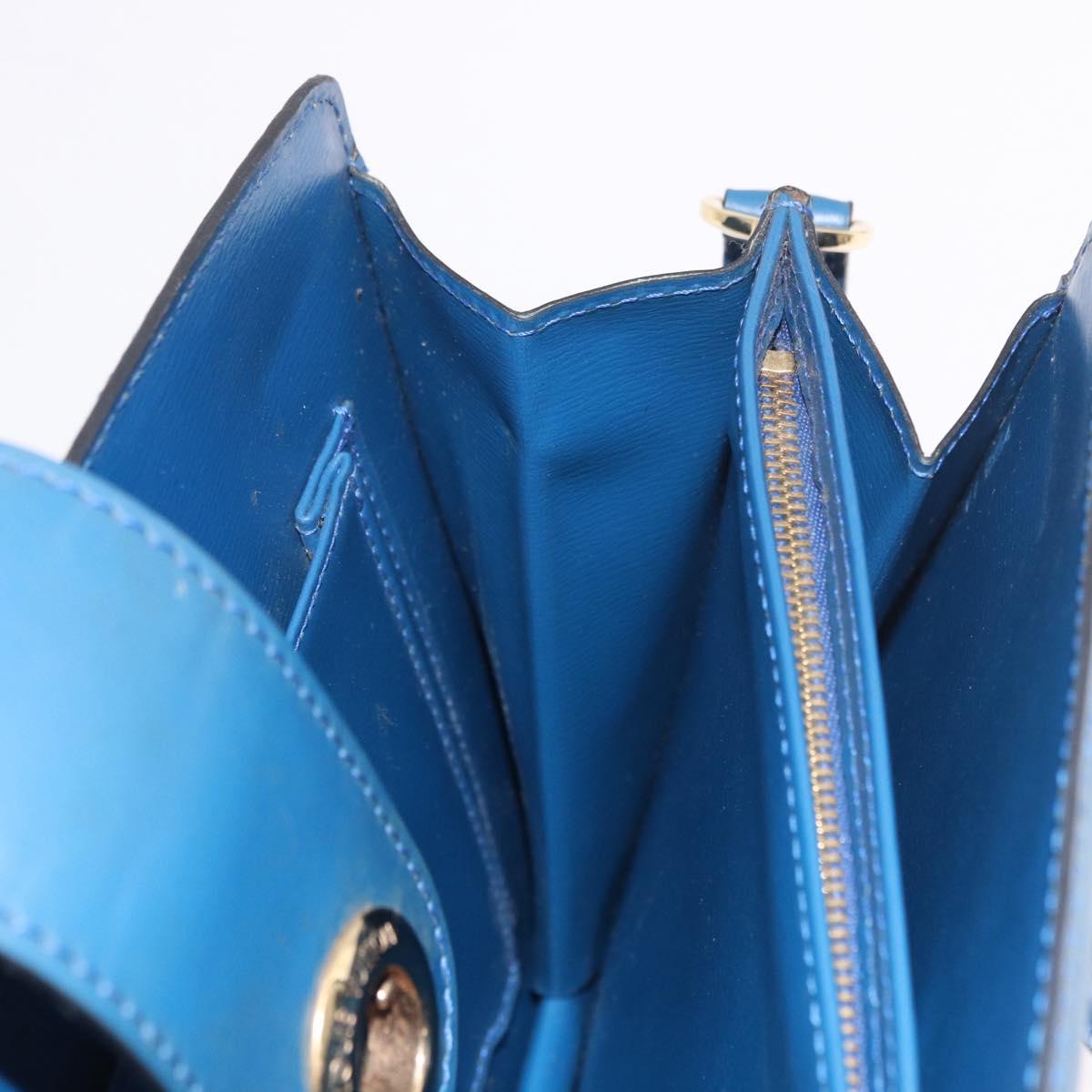 LOUIS VUITTON Epi Capuchin Shoulder Bag Blue M52345 LV Auth ep15066