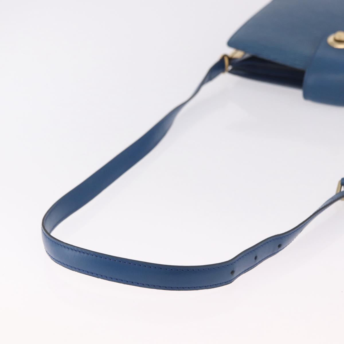 LOUIS VUITTON Epi Capuchin Shoulder Bag Blue M52345 LV Auth ep15066