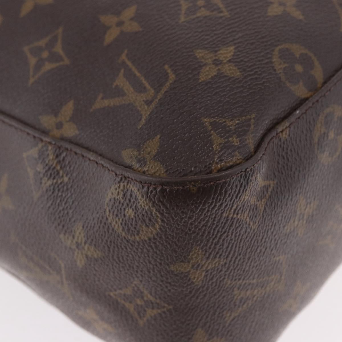 LOUIS VUITTON Monogram Looping GM Shoulder Bag M51145 LV Auth ep15068