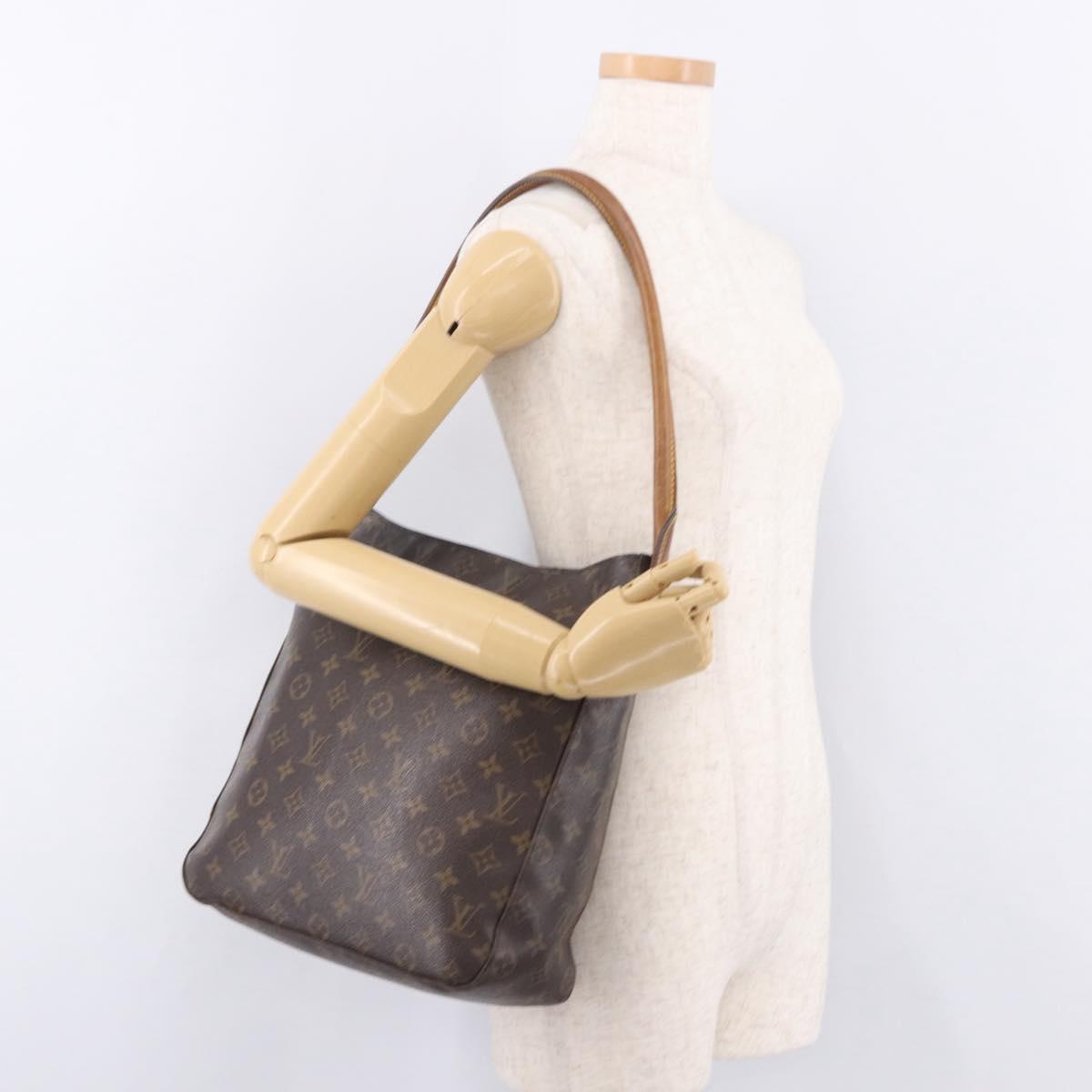 LOUIS VUITTON Monogram Looping GM Shoulder Bag M51145 LV Auth ep15068