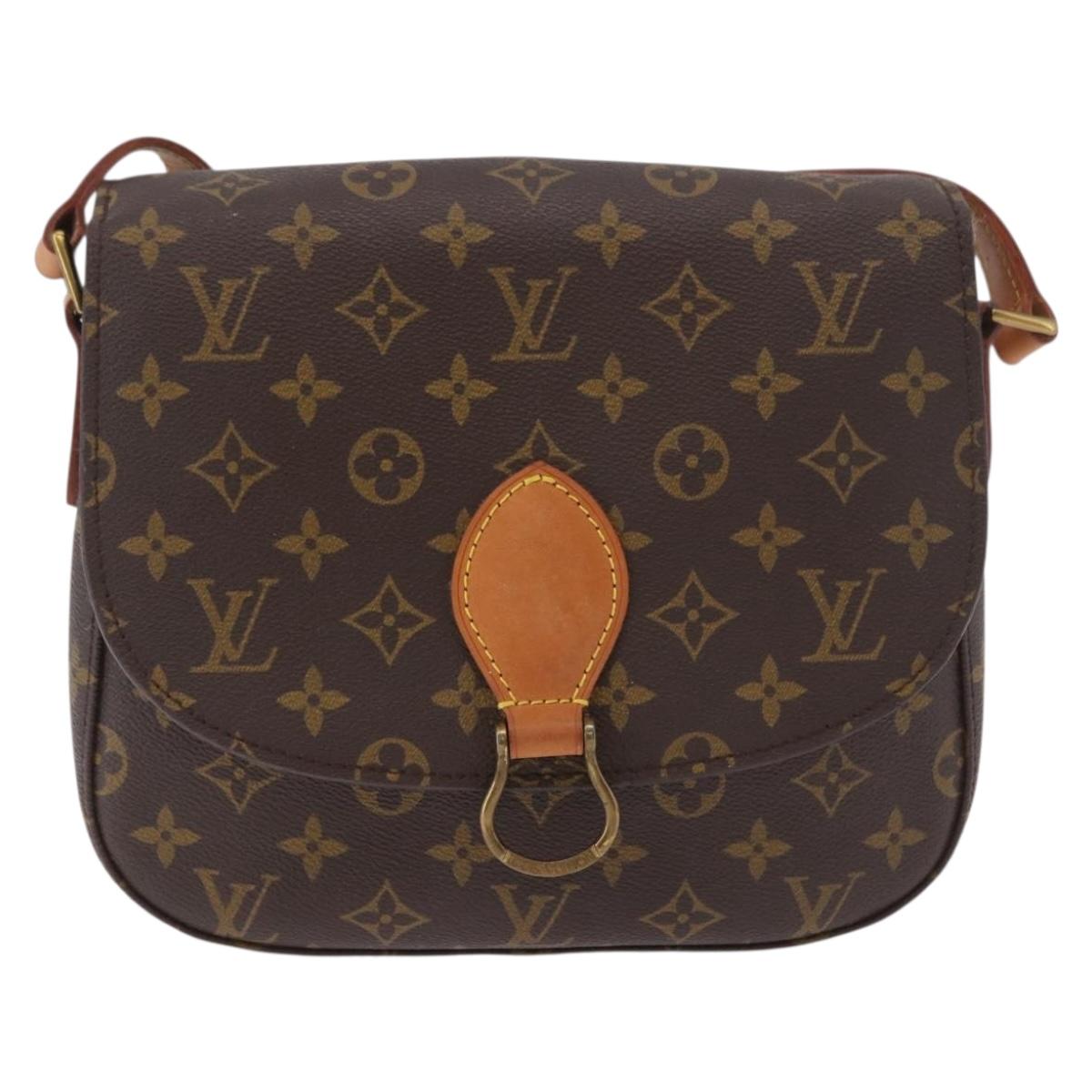 LOUIS VUITTON Monogram Saint Cloud GM Shoulder Bag M51242 LV Auth ep15070A