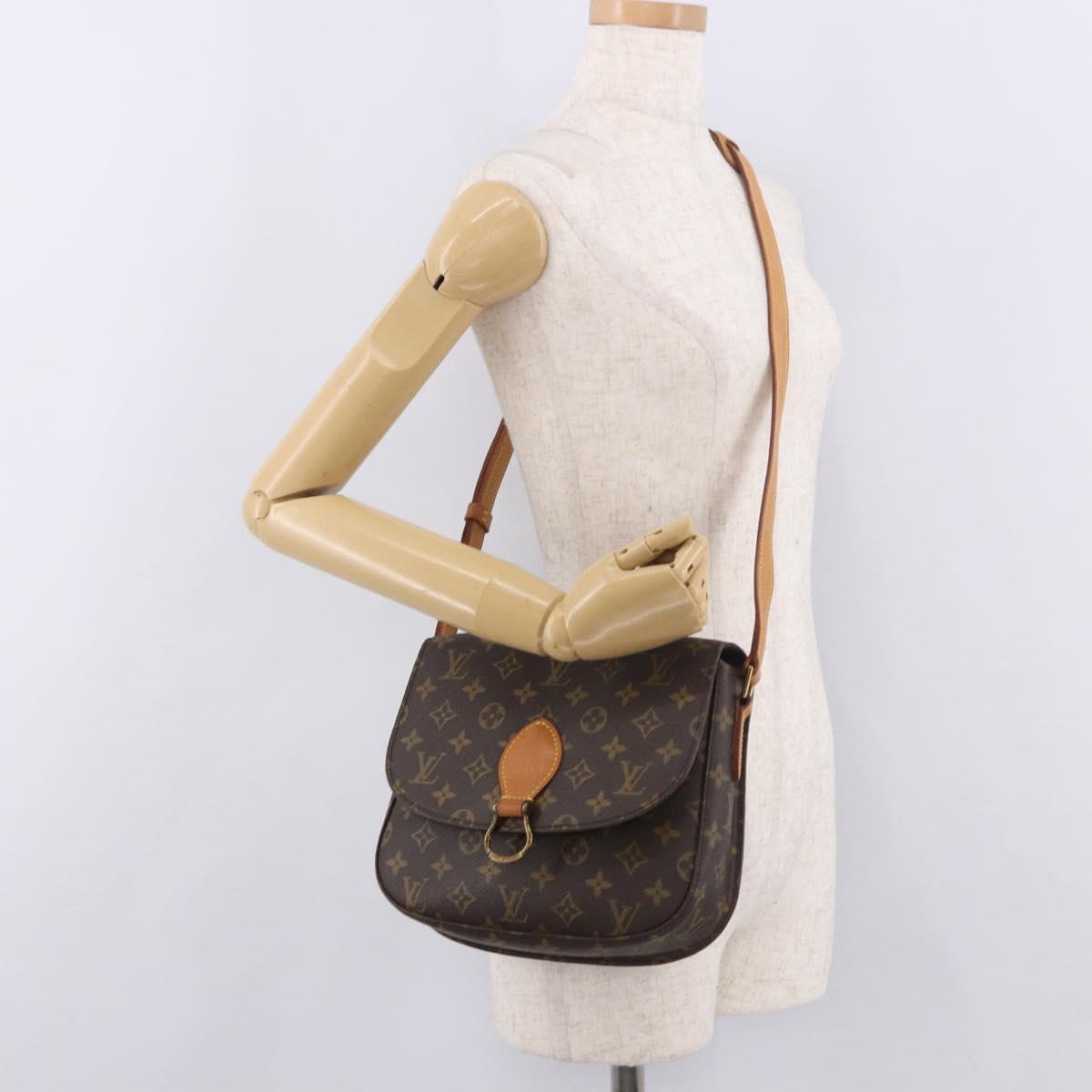 LOUIS VUITTON Monogram Saint Cloud GM Shoulder Bag M51242 LV Auth ep15070A