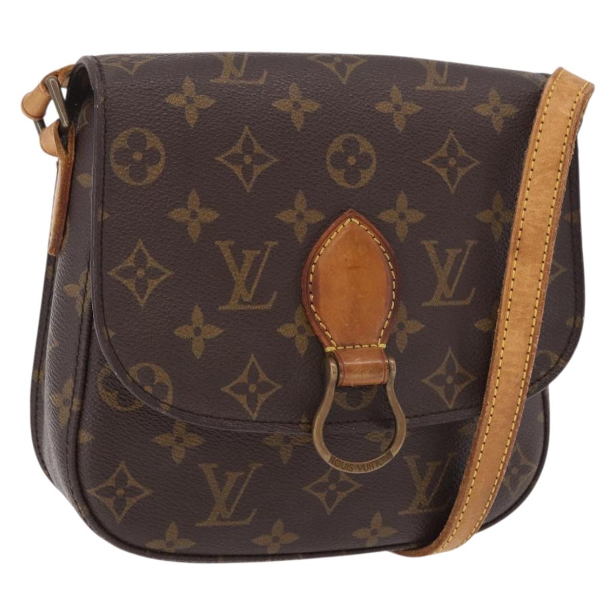 LOUIS VUITTON Monogram Saint Cloud MM Shoulder Bag M51243 LV Auth ep15072