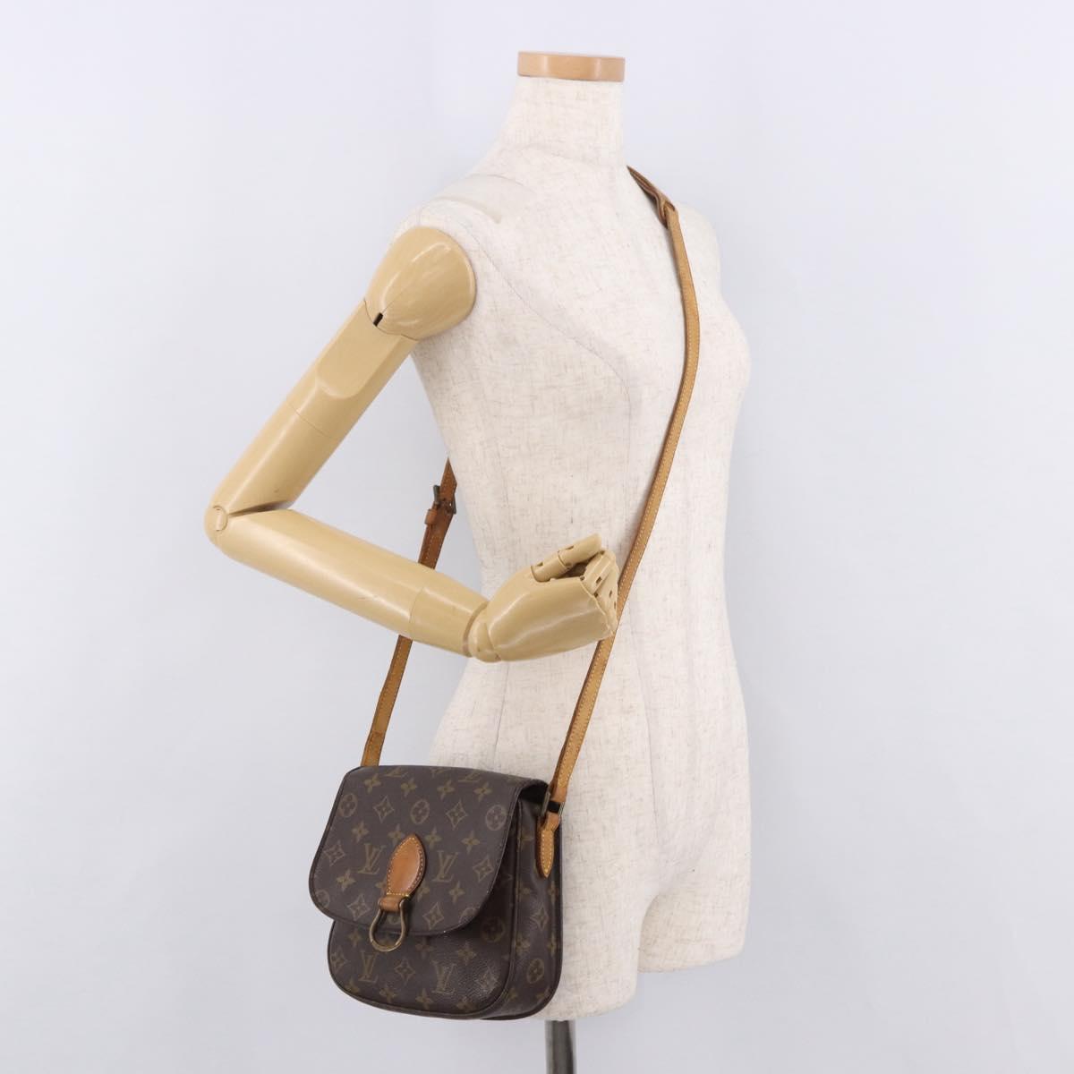 LOUIS VUITTON Monogram Saint Cloud MM Shoulder Bag M51243 LV Auth ep15072