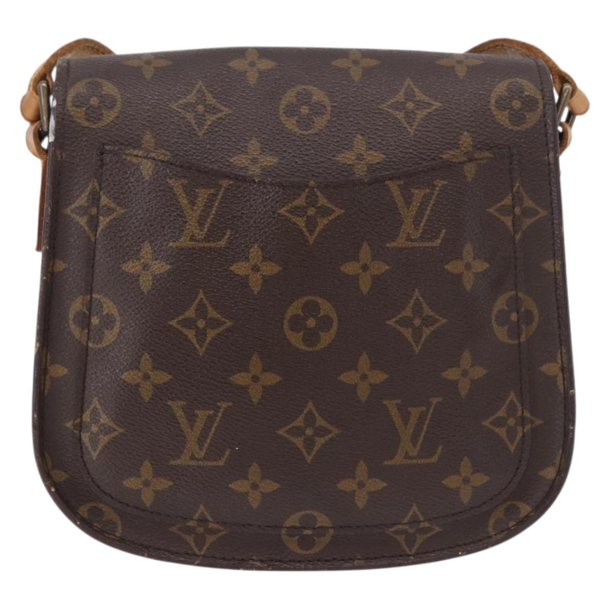 LOUIS VUITTON Monogram Saint Cloud MM Shoulder Bag M51243 LV Auth ep15072