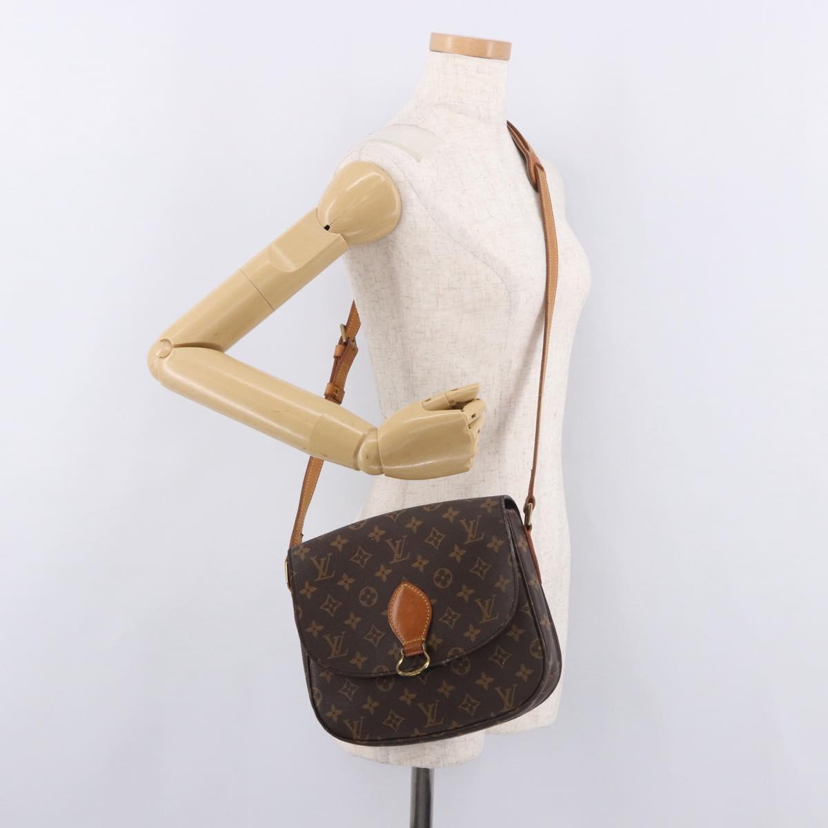 LOUIS VUITTON Monogram Saint Cloud GM Shoulder Bag M51242 LV Auth ep15074