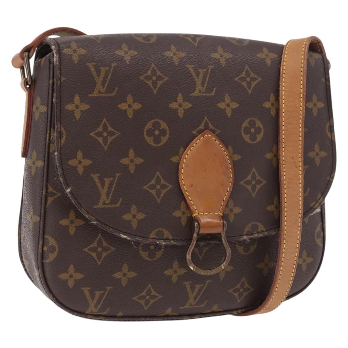 LOUIS VUITTON Monogram Saint Cloud GM Shoulder Bag M51242 LV Auth ep15077