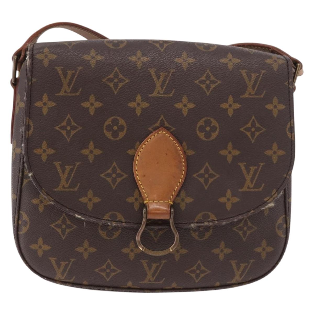 LOUIS VUITTON Monogram Saint Cloud GM Shoulder Bag M51242 LV Auth ep15077