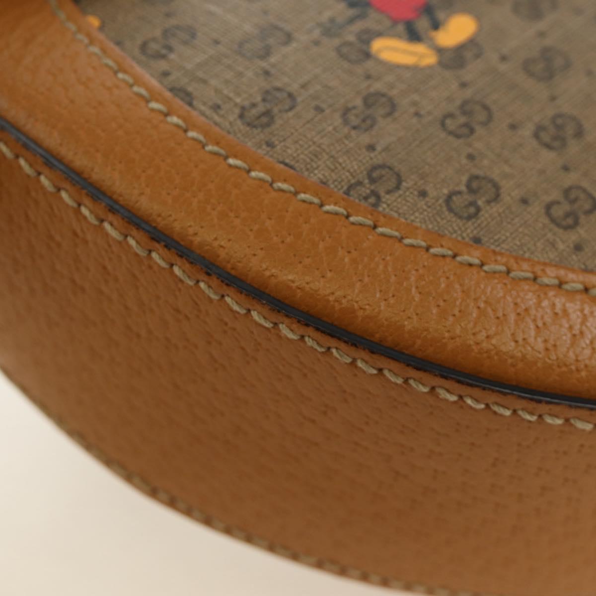 GUCCI Micro GG Supreme Disney Collaboration Bag PVC Beige 603938 Auth ep15079M