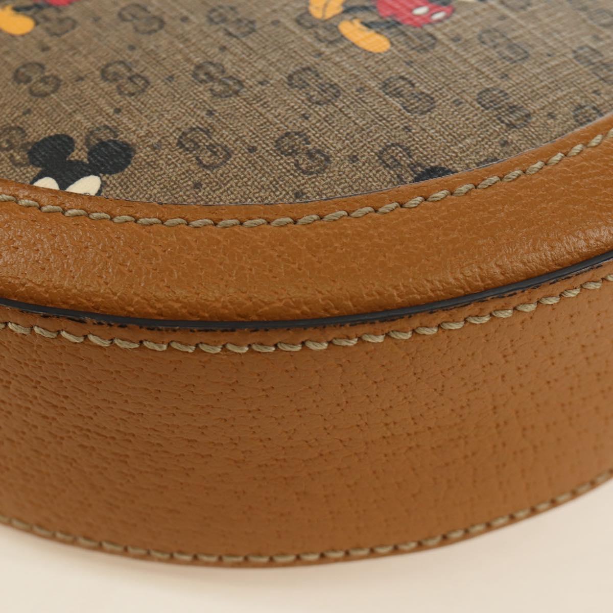 GUCCI Micro GG Supreme Disney Collaboration Bag PVC Beige 603938 Auth ep15079M