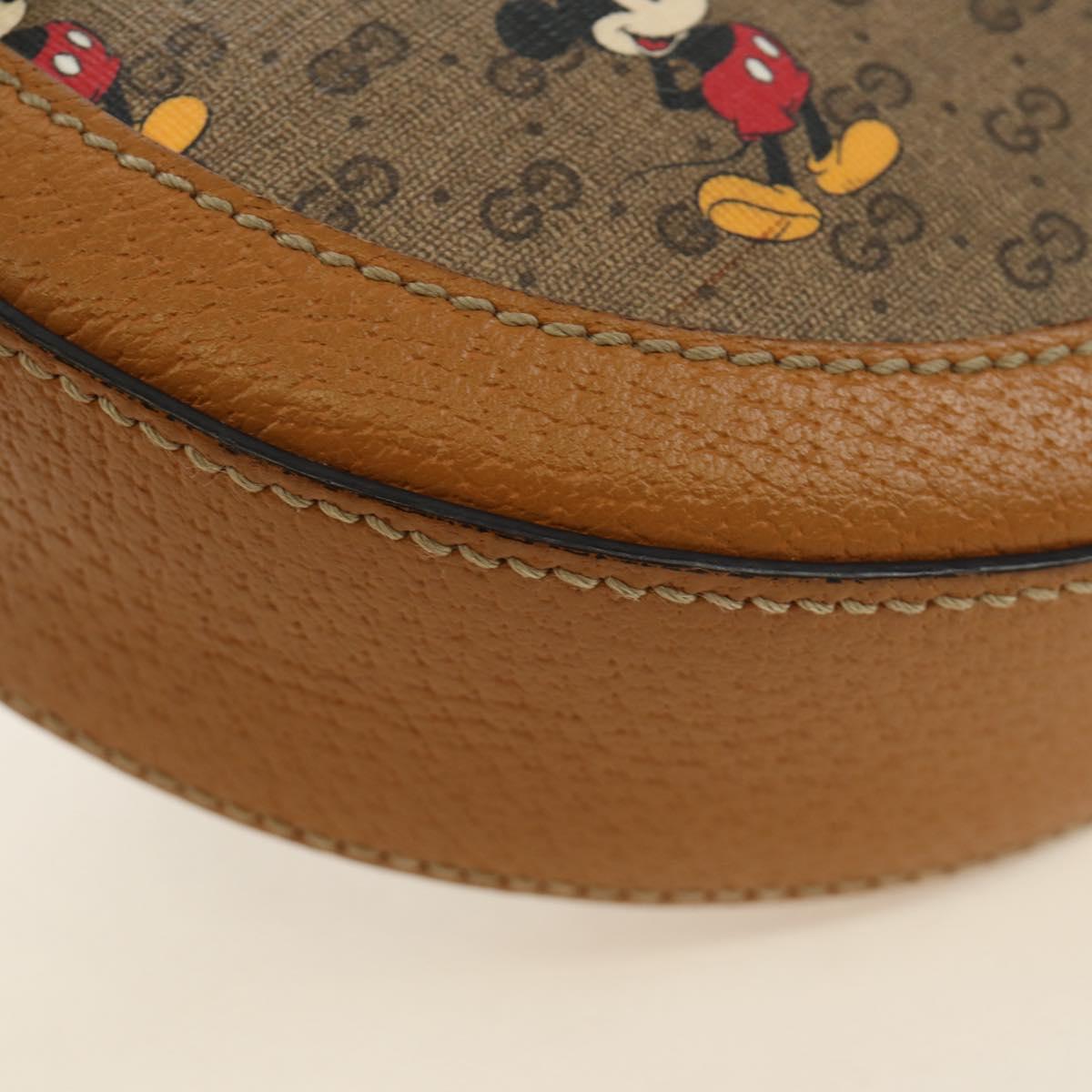 GUCCI Micro GG Supreme Disney Collaboration Bag PVC Beige 603938 Auth ep15079M