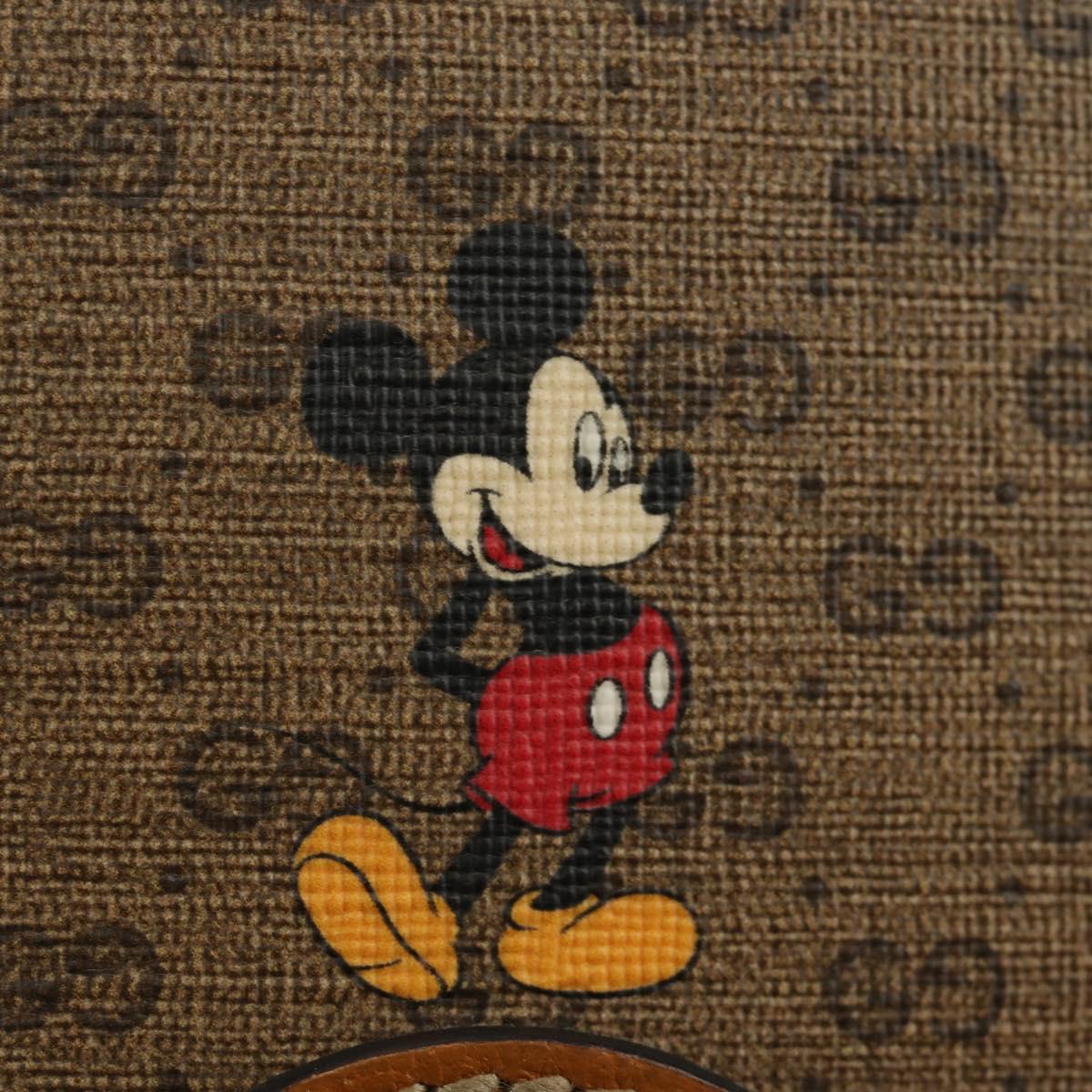 GUCCI Micro GG Supreme Disney Collaboration Bag PVC Beige 603938 Auth ep15079M