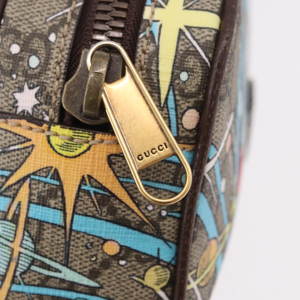 GUCCI GG Supreme Disney Collaboration Waist bag PVC Beige 602695 Auth ep15081M