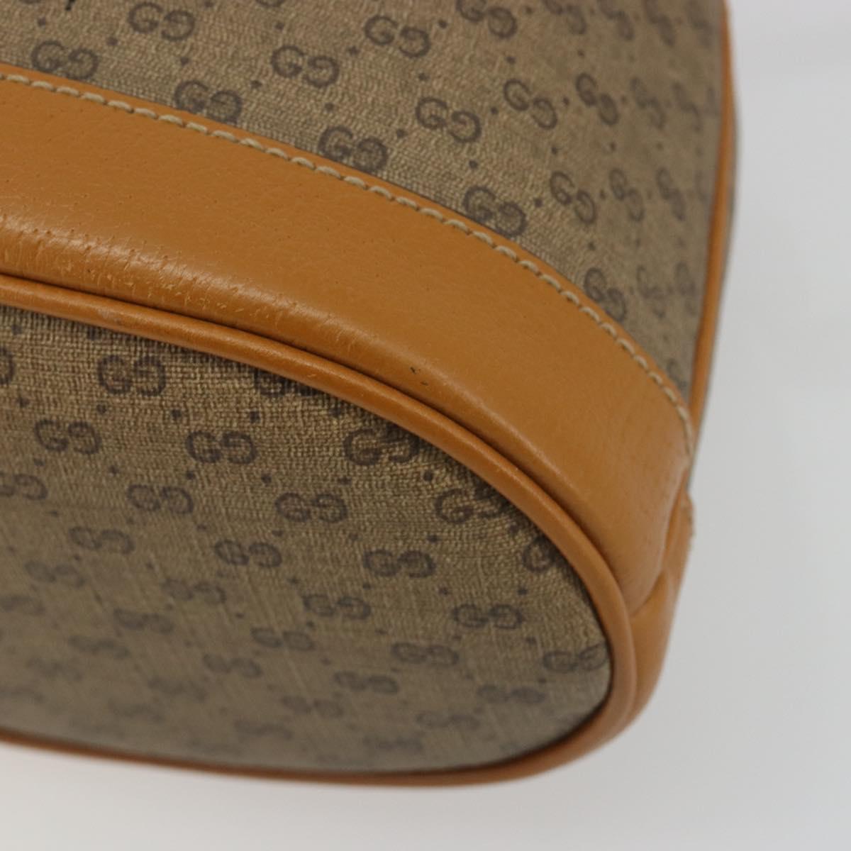 GUCCI Micro GG Canvas Disney Mickey Mouse Bag PVC Beige 602691 Auth ep15087M
