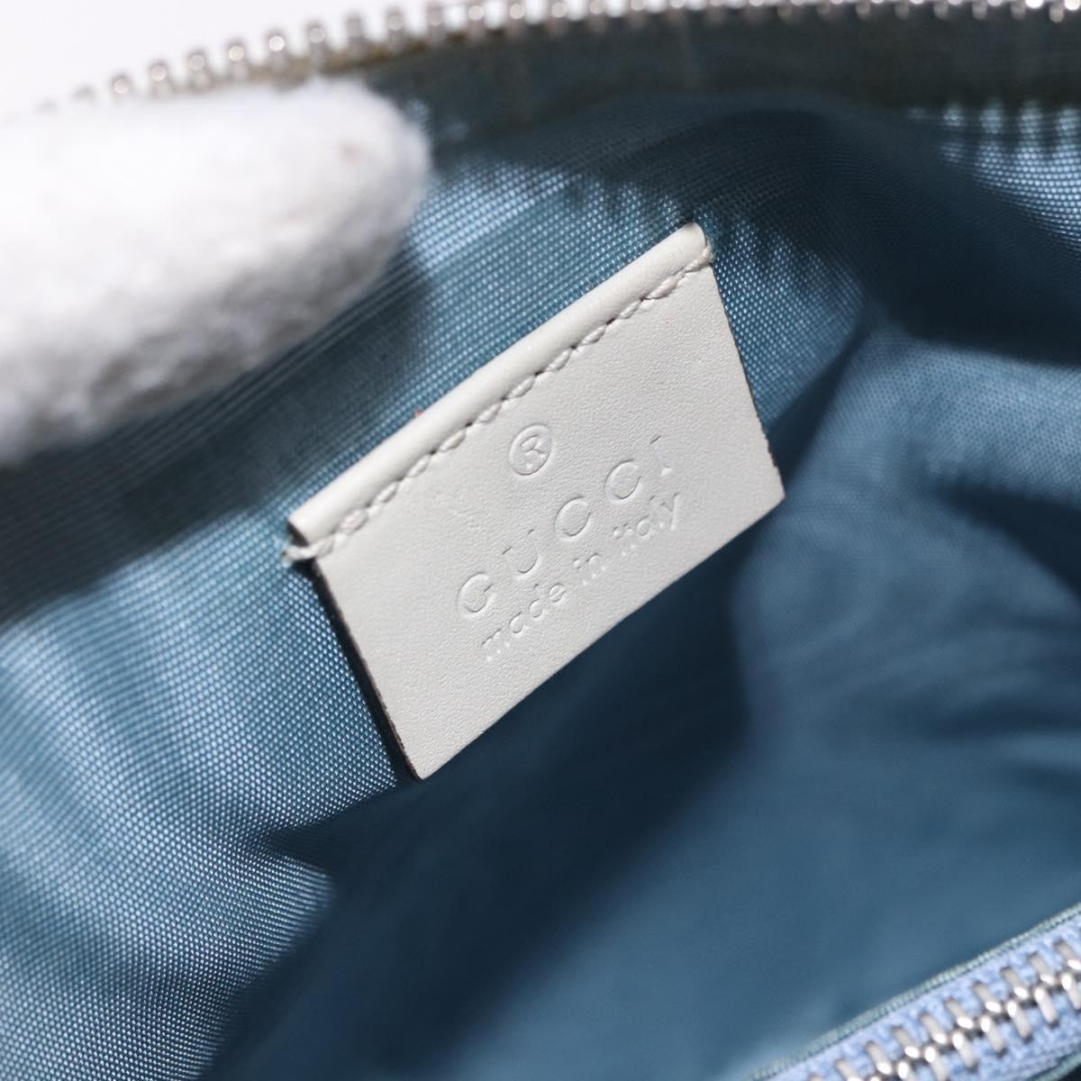 GUCCI Shoulder Bag Leather White Silver 511189 Auth ep15090