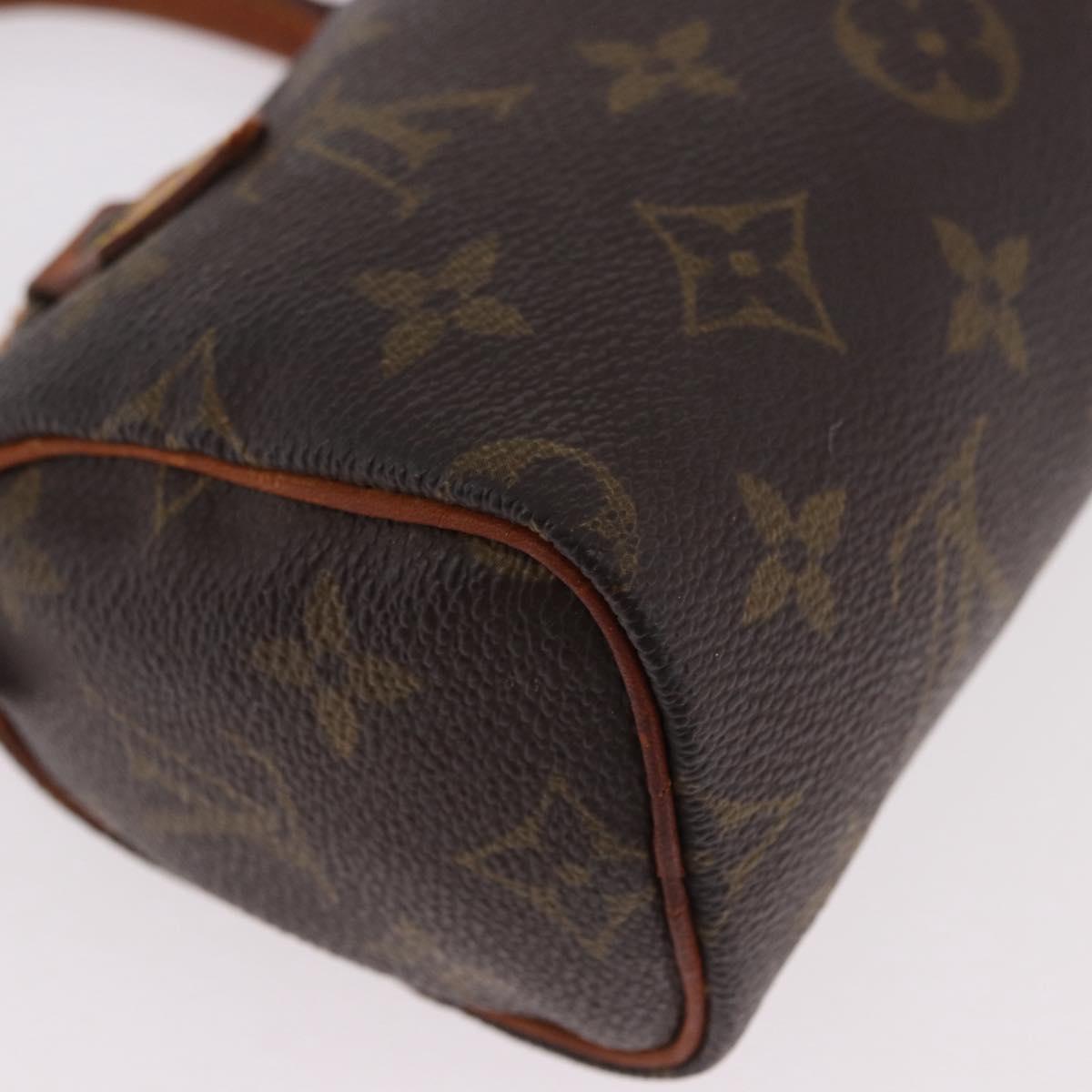 LOUIS VUITTON Monogram Mini Speedy Hand Bag M41534 LV Auth ep15091