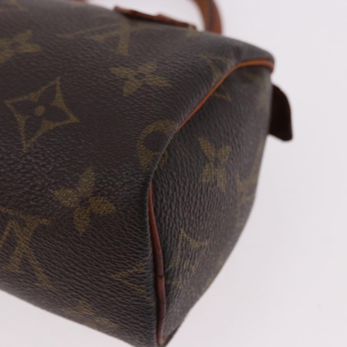 LOUIS VUITTON Monogram Mini Speedy Hand Bag M41534 LV Auth ep15091