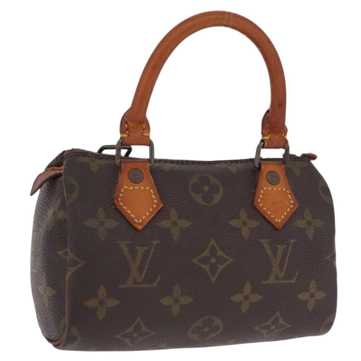 LOUIS VUITTON Monogram Mini Speedy Hand Bag M41534 LV Auth ep15091