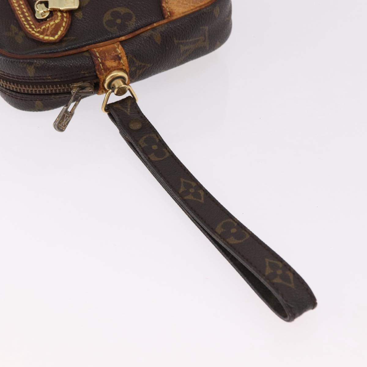 LOUIS VUITTON Monogram Marly Dragonne GM Clutch Bag M51825 LV Auth ep15095
