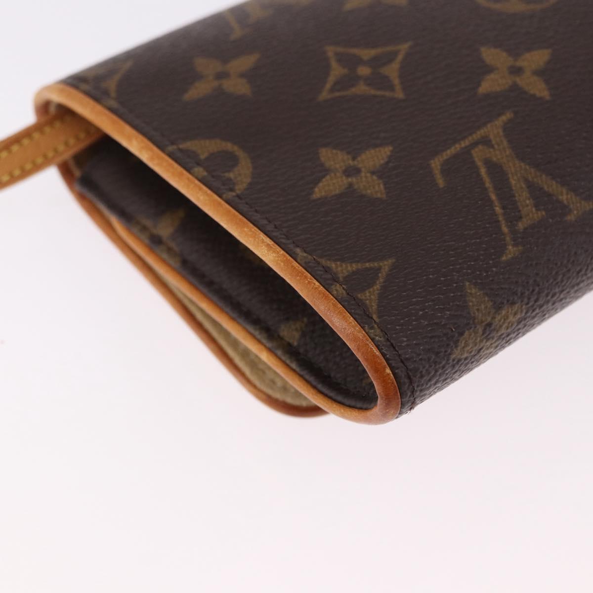 LOUIS VUITTON Monogram Pochette Twin GM Shoulder Bag M51852 LV Auth ep15097