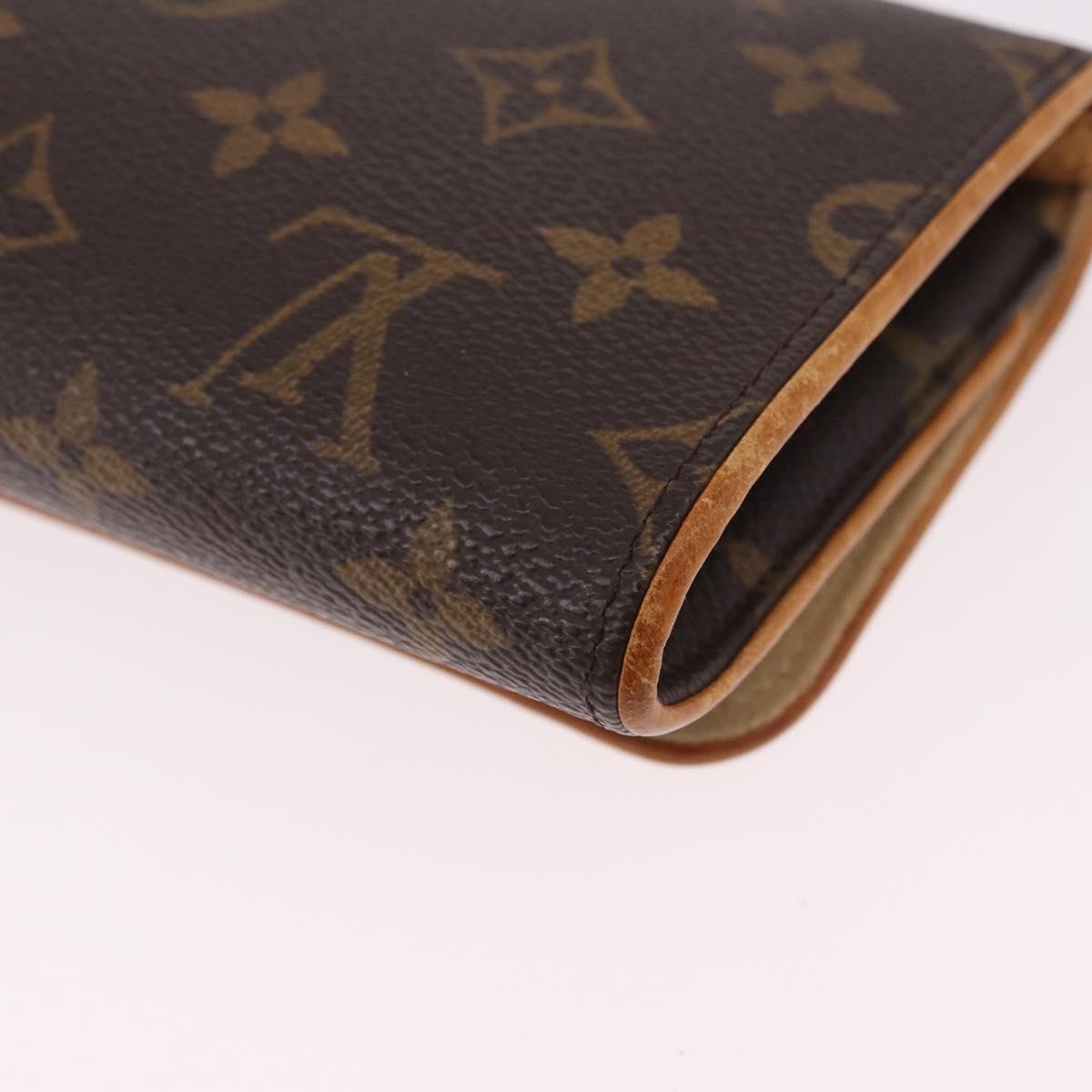 LOUIS VUITTON Monogram Pochette Twin GM Shoulder Bag M51852 LV Auth ep15097