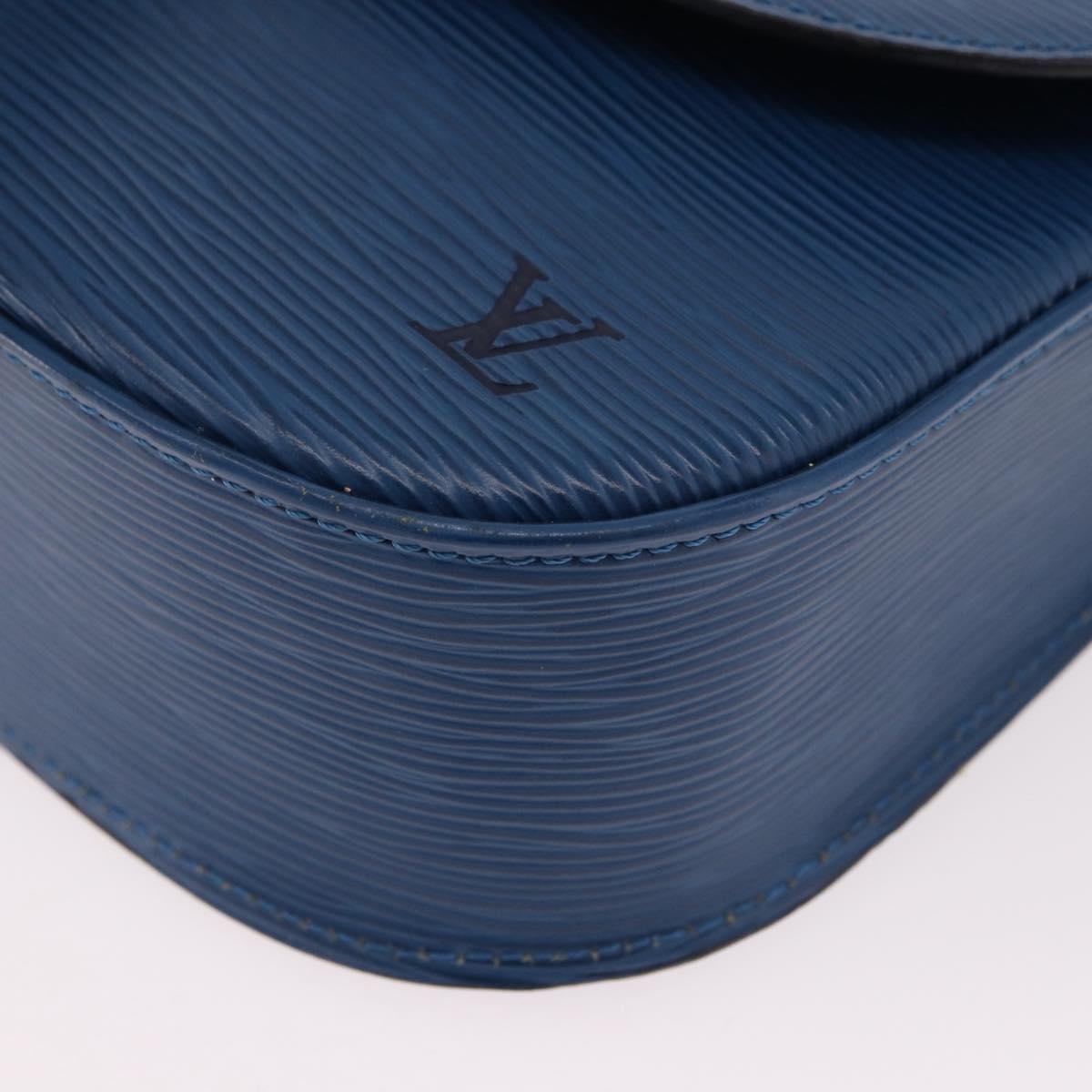 LOUIS VUITTON Epi Saint Cloud GM Shoulder Bag Toledo Blue M52195 Auth ep15098A