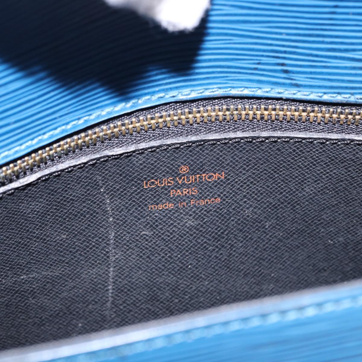 LOUIS VUITTON Epi Saint Cloud GM Shoulder Bag Toledo Blue M52195 Auth ep15098A